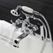 Kingston Brass KS248C Deck Mount Clawfoot Tub Faucet with Hand Shower, Polished Chrome KS248C - alternate 6